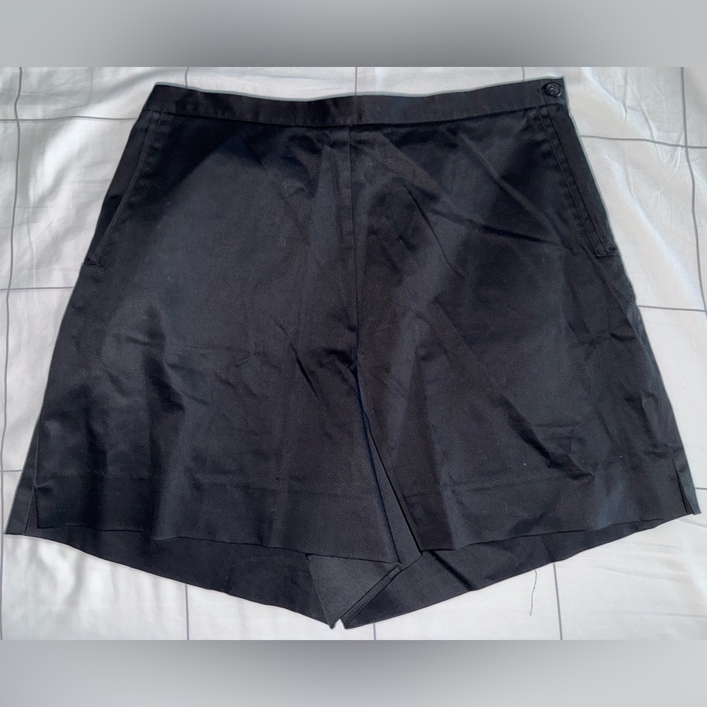 ESS black high Waist waisted shorts stretchy 12